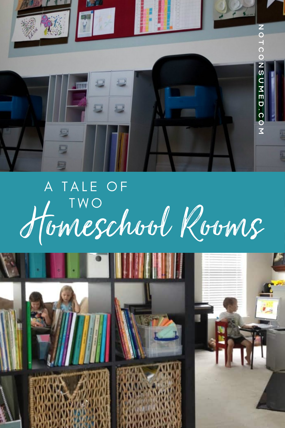 Two homeschool rooms