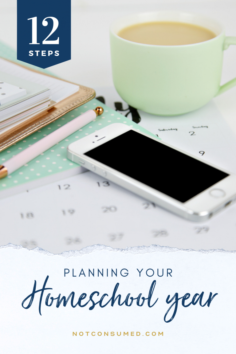 How to Plan Your Homeschool Year - 12 Easy Steps