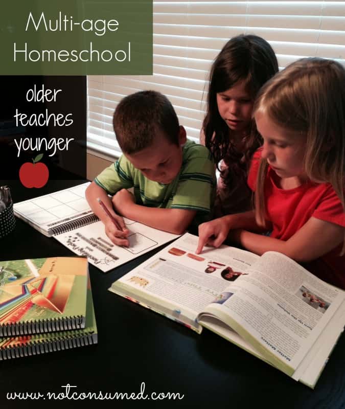 Multi-age Homeschool: Older Teaches Younger