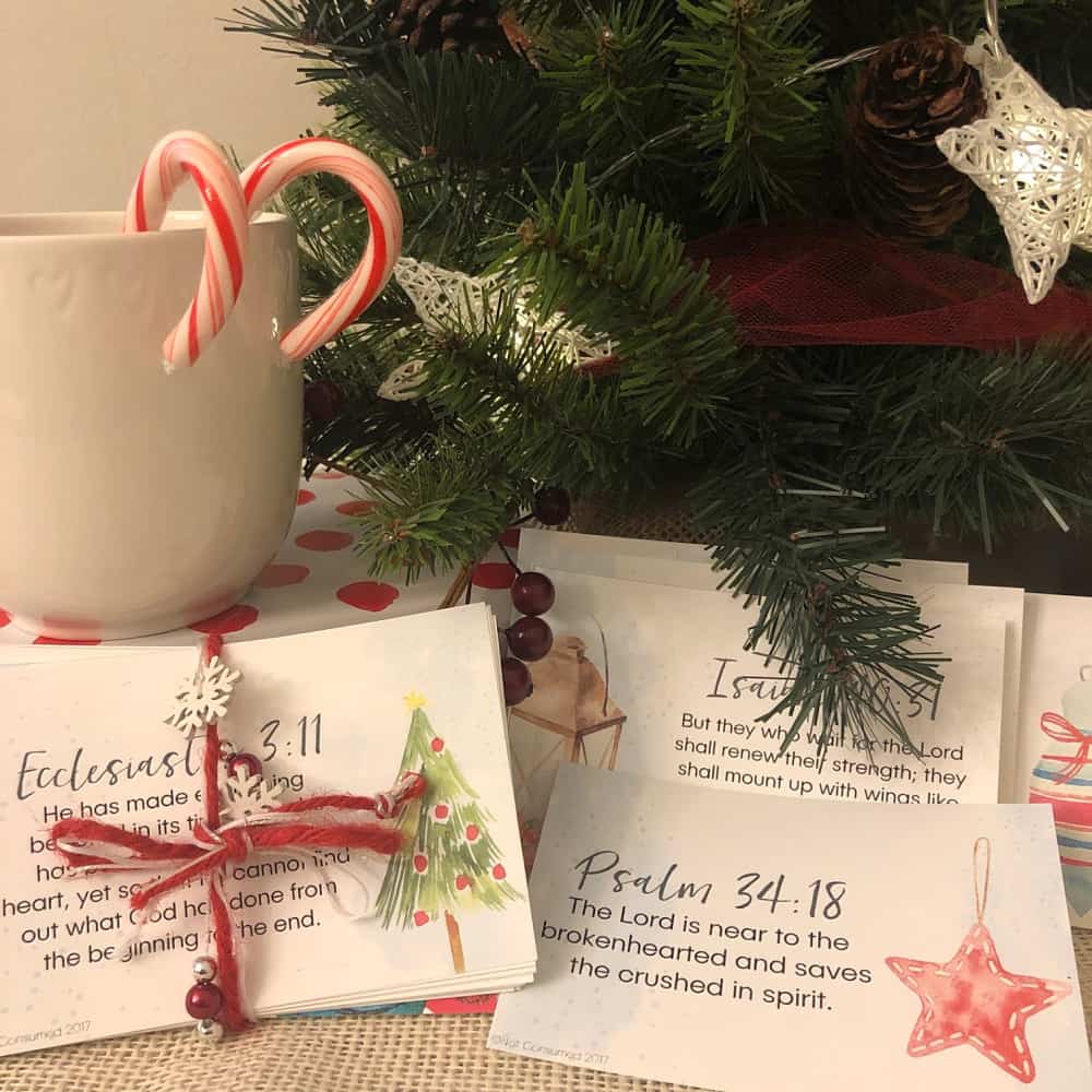 Free Printable Christmas Scripture Cards Plus Gift Giving Ideas 