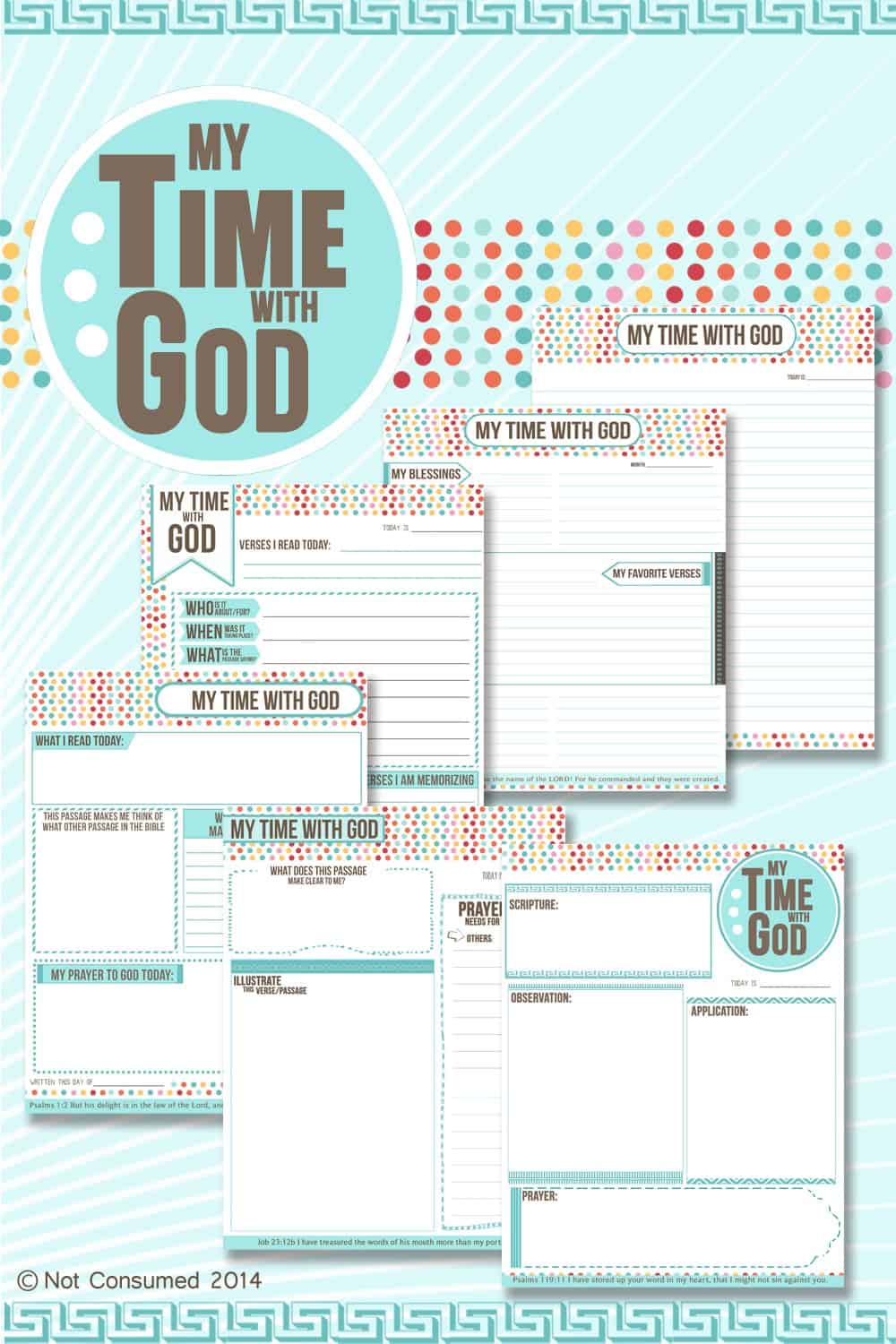 Are you looking for ways to encourage your children to have a better, more consistent quiet time? My Time with God is a quiet time journal  for kids that has 4 unique study methods, prayer records, blessings and more! Make your mornings easier and your time with God sweeter!