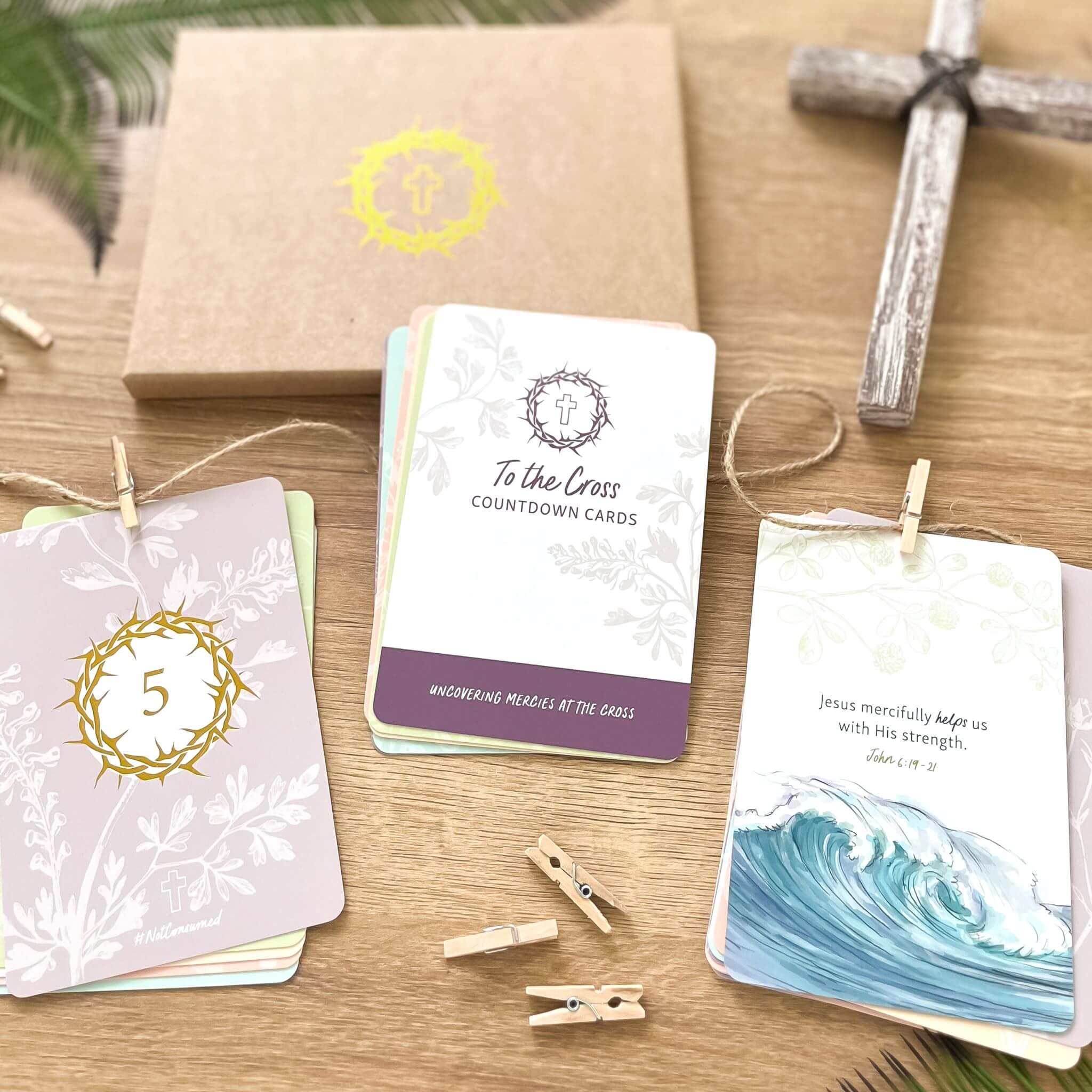  Easter Countdown Cards set