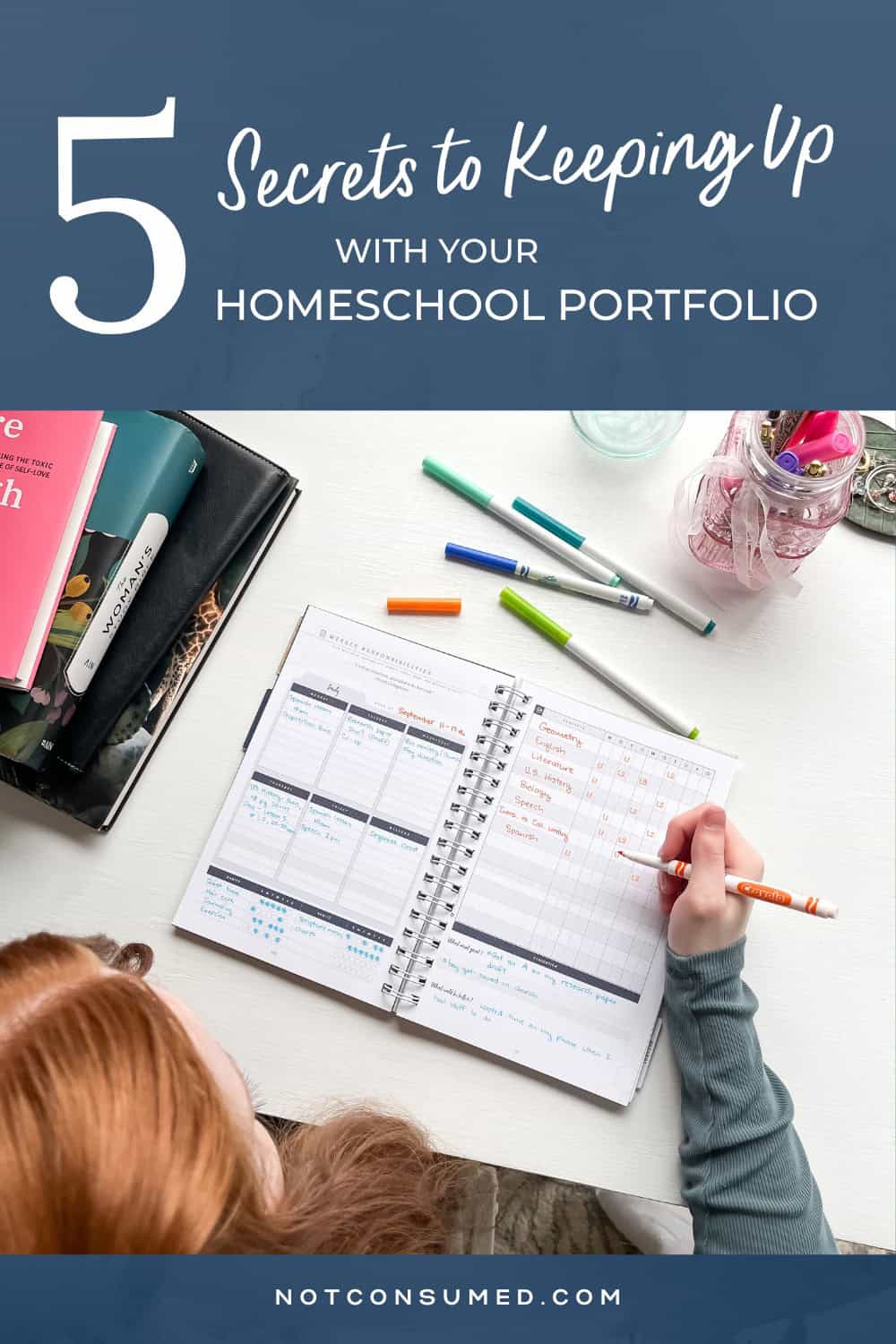 5 Secrets to Keeping Up with your Homeschool Portfolio
