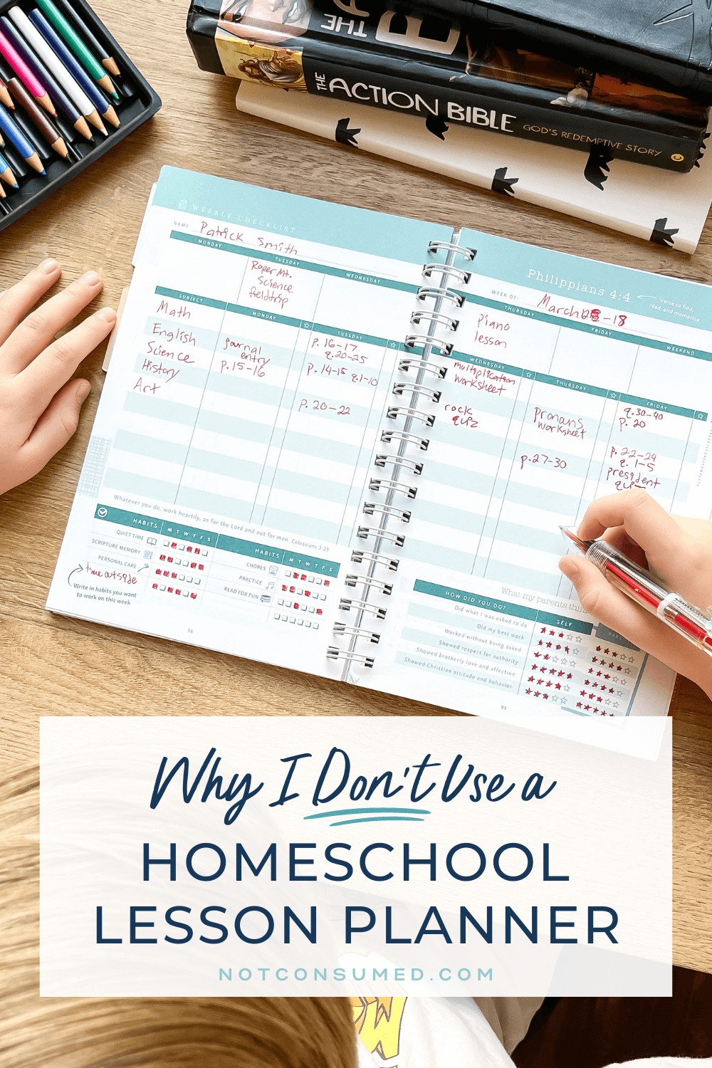 Simple Homeschool Organization, When You Don't Have a Dedicated Room (And a  Math-U-See Review)