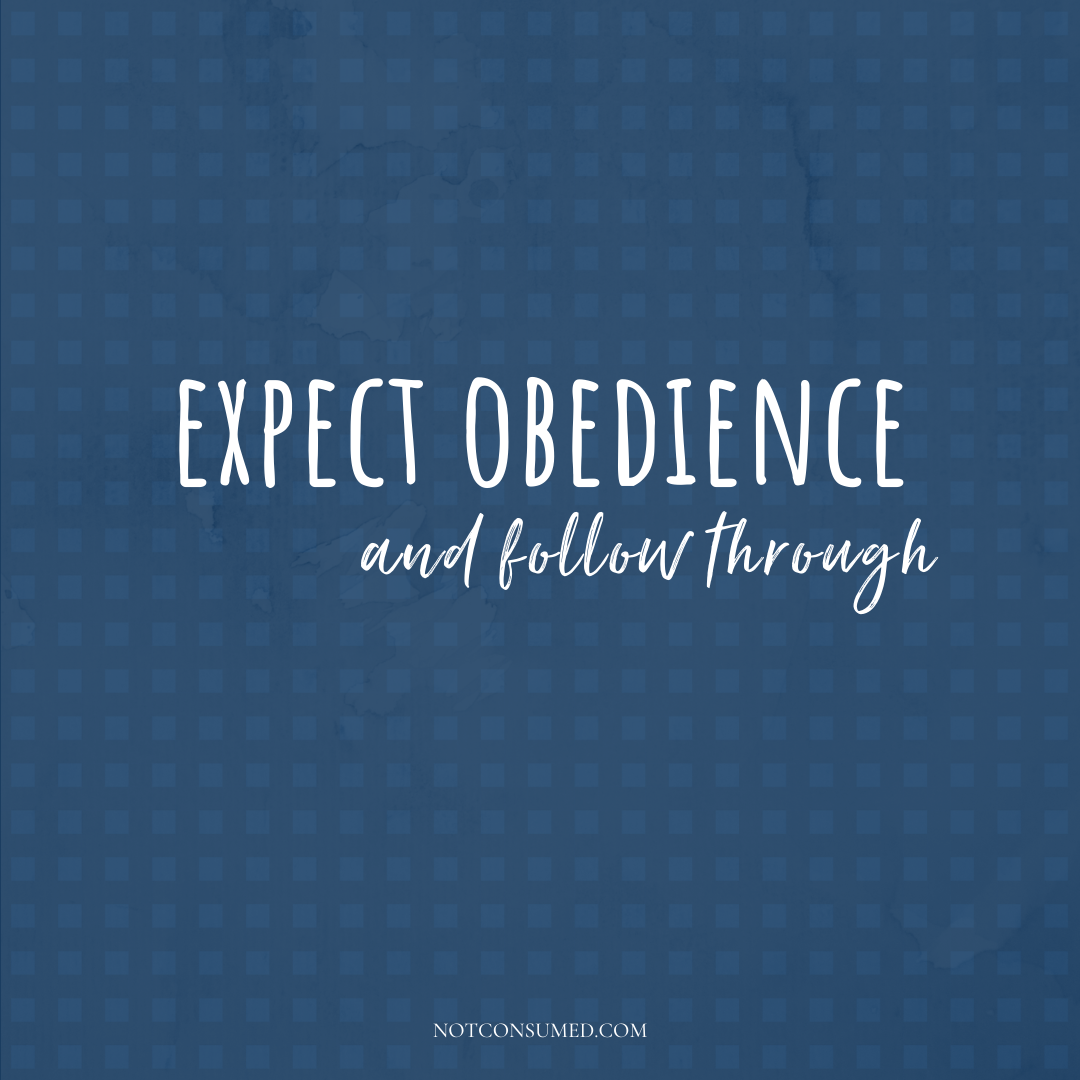 expect obedience