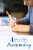 4 Steps to start homeschooling