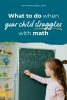 Does your child struggle with math? I'm sharing my personal journey from a math flunkie to college level calculus. Plus tips to use in your homeschool.