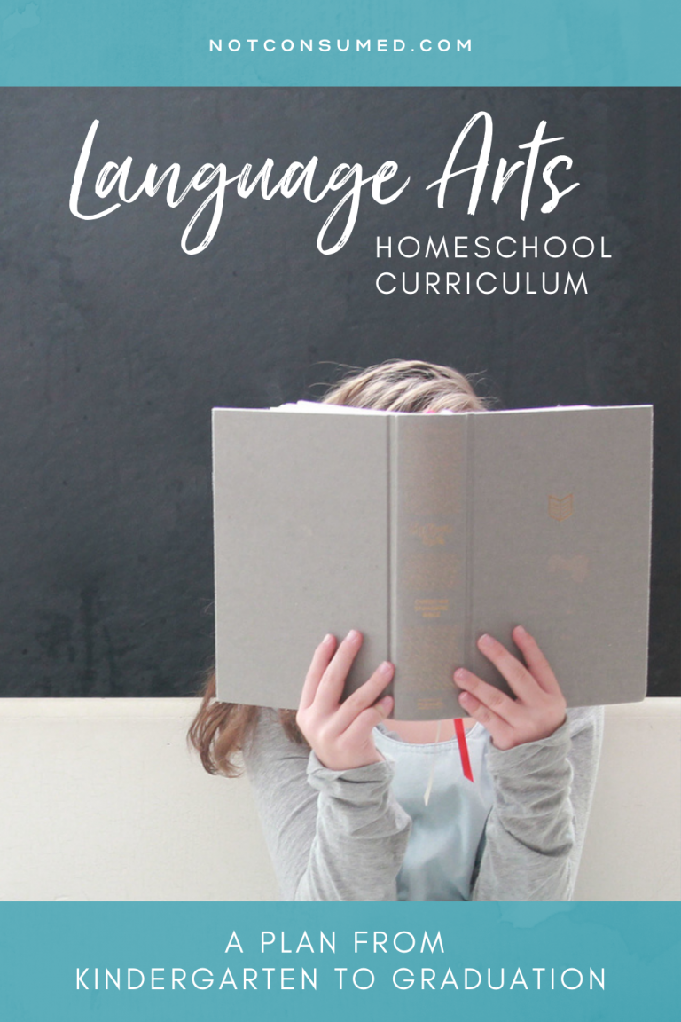 Language Arts Homeschool Curriculum - Not Consumed