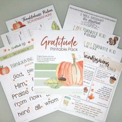 4 Free Gratitude Printables for Kids