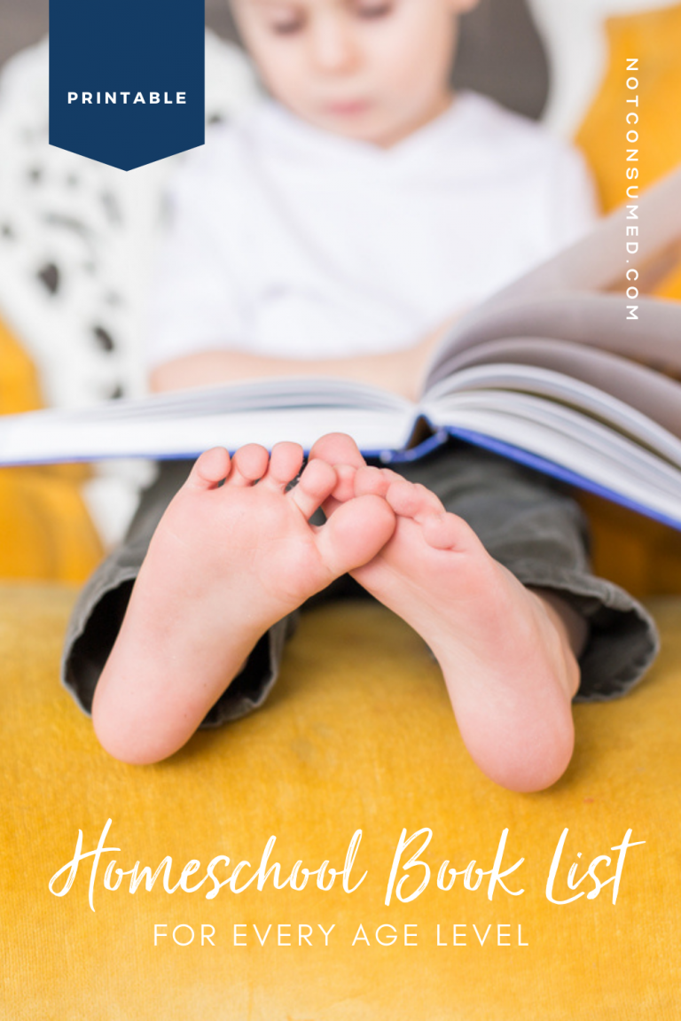 Free Printable Homeschool Book List for Every Age Level