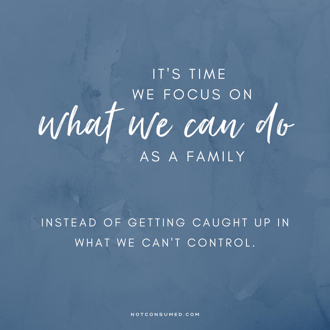 Focus on what we can do