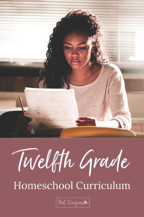12th grade homeschool curriculum