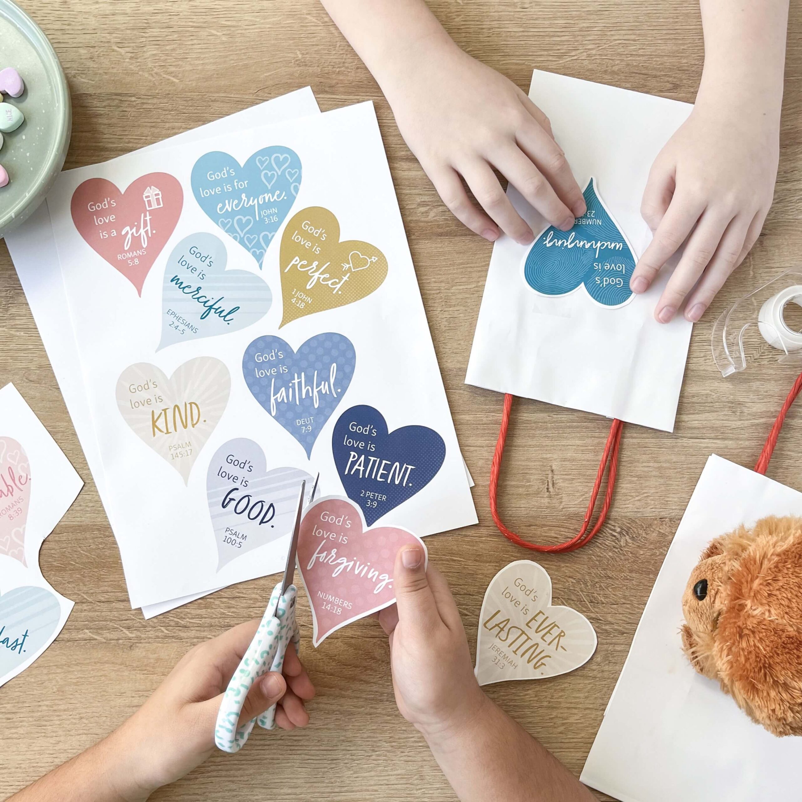 Valentine’s Day Countdown: Printable Bible Verses for the Family
