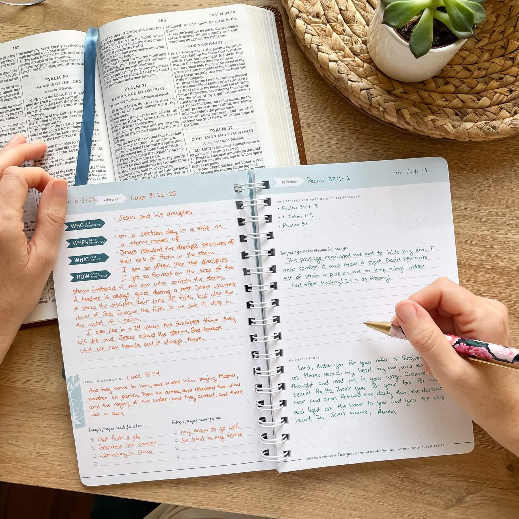 Devotional journal to help you with your walk with Christ