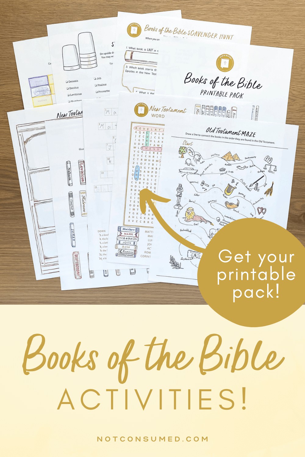 FREE Books of the Bible Printable: 7 Ways to Make Memorizing Fun!