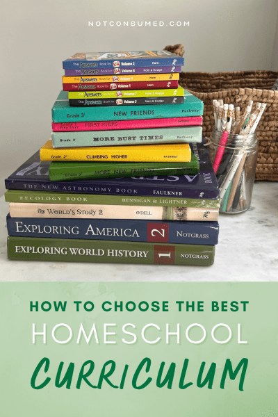 How To Choose A Homeschool Curriculum For Every Subject
