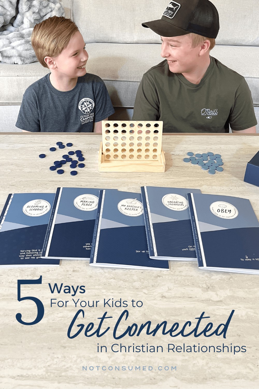 5 Ways For Your Kids to Get Connected in Christian Relationships Pin