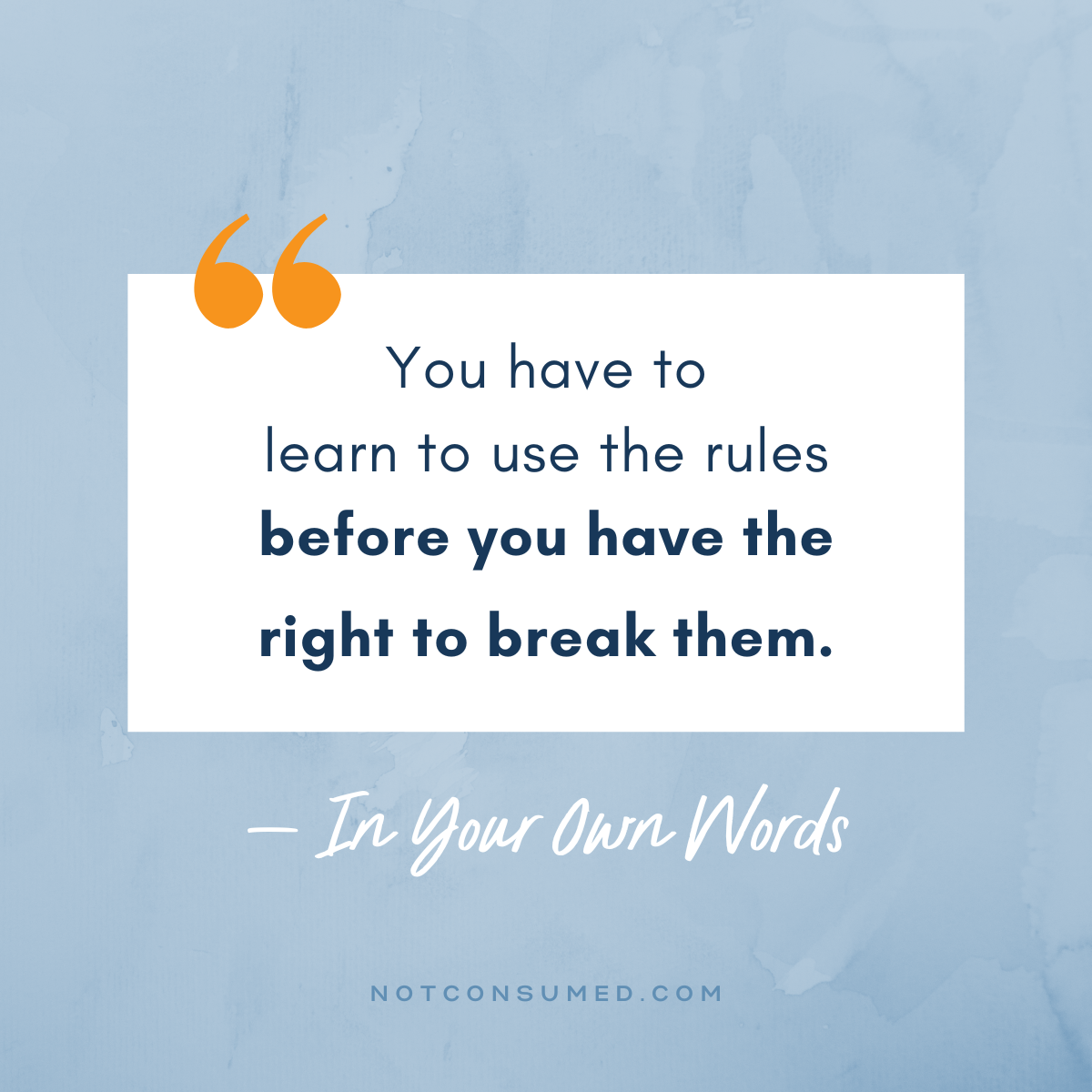 In Your Own Words teaches creative writing in high school