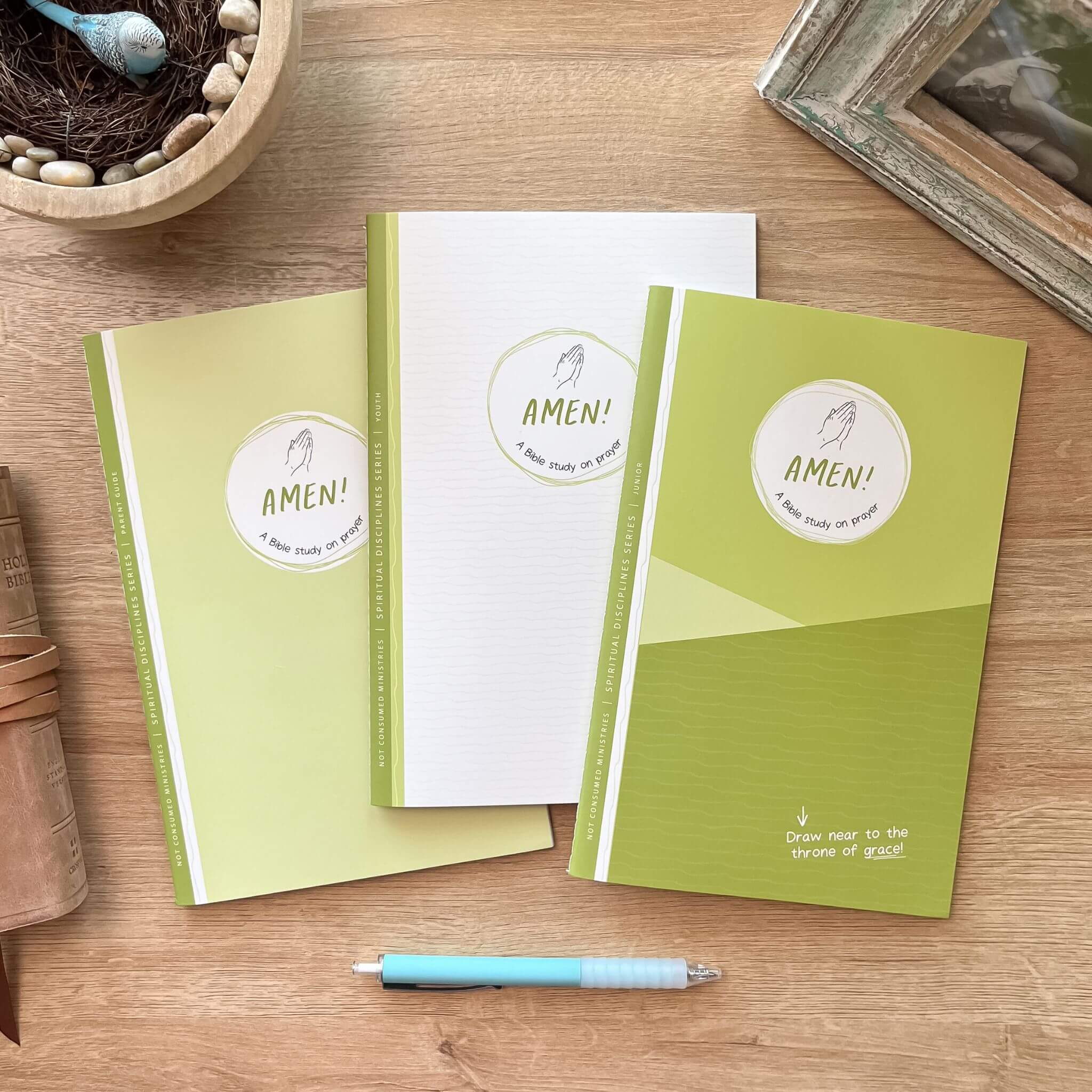 AMEN bible study helps teach the importance of prayer