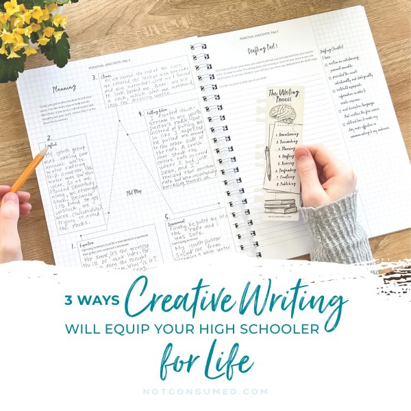 3 ways creative writing will equip your high schooler for life!