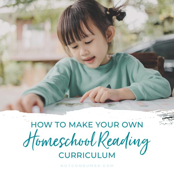 How to make your own homeschool reasding curriculum