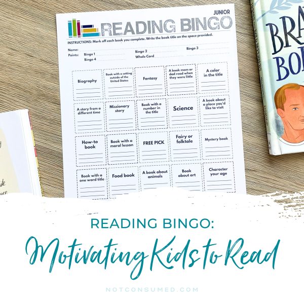 Reading bingo: Motivating Kids to Read