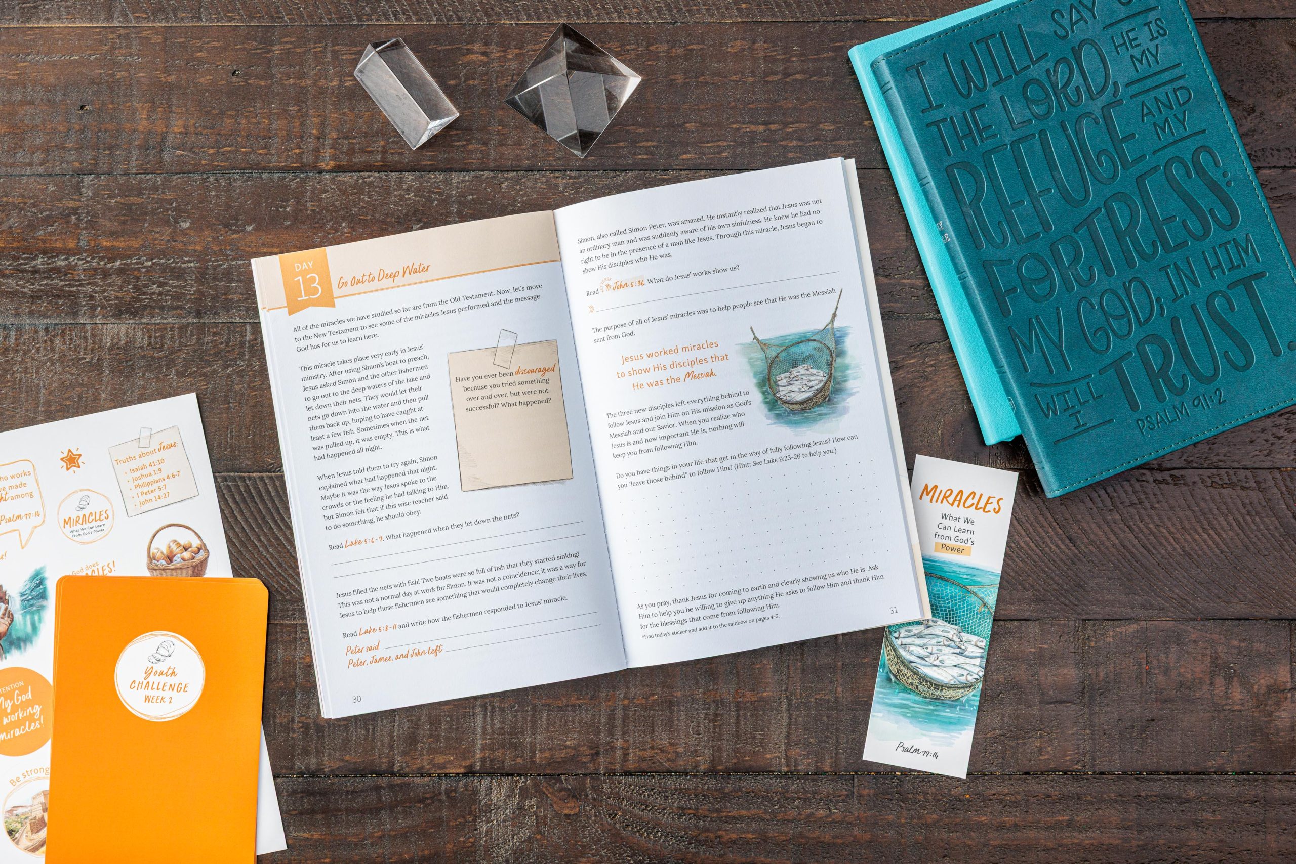 With open-and-go lessons and solid biblical truth, the Miracles study makes it easy to talk with your kids about who God is and how He works.