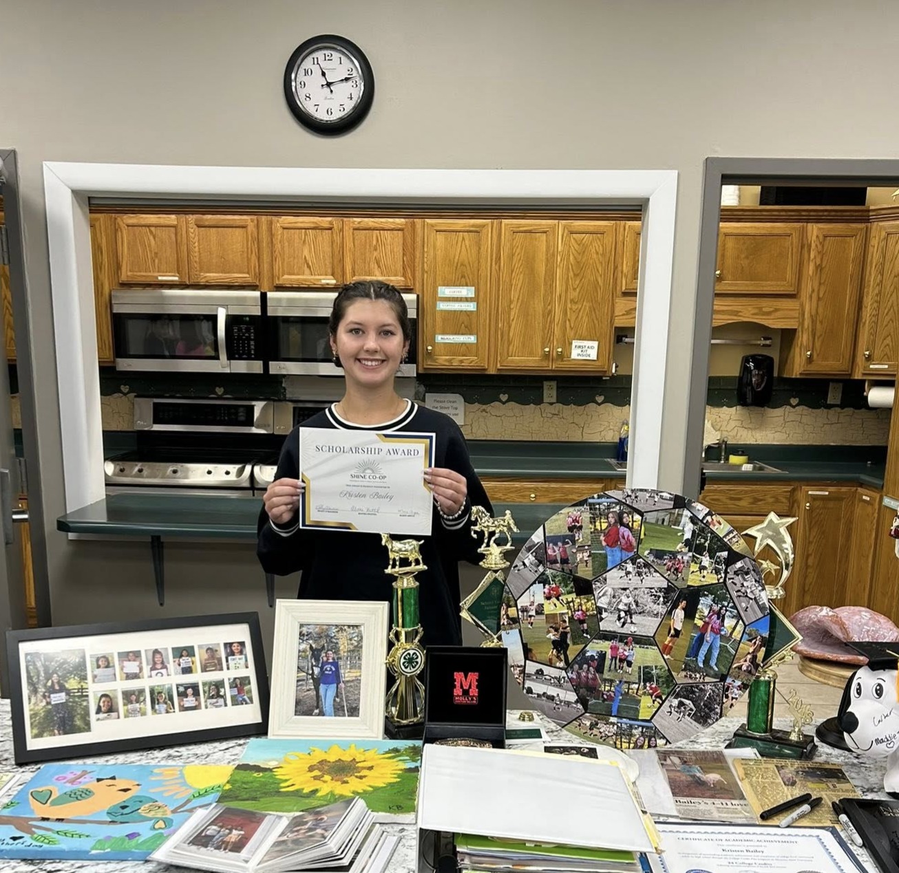 Student with homeschool scholarship. Your local homeschool group could start a scholarship fund for homeschoolers!