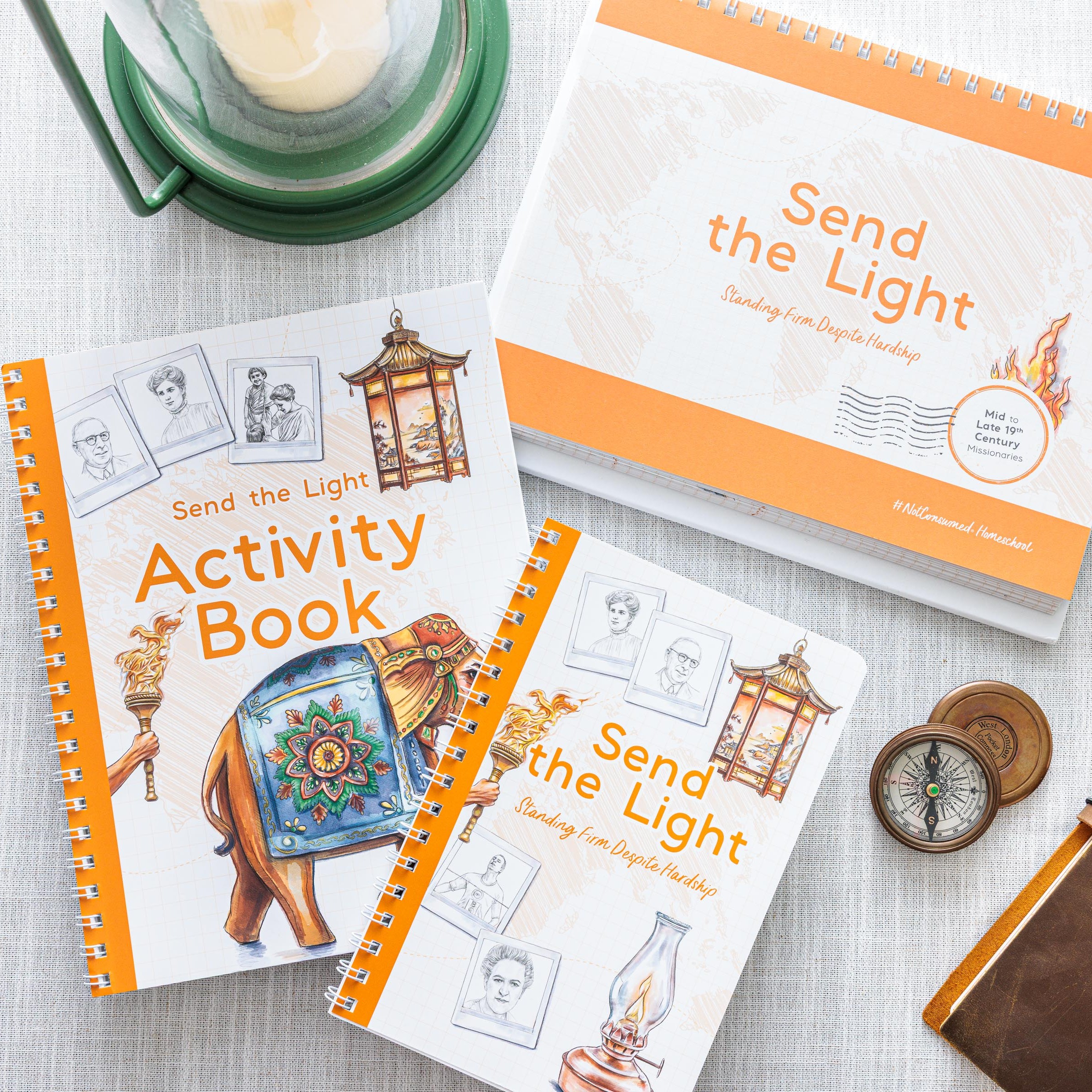 Send the Light flipbook cover mockup